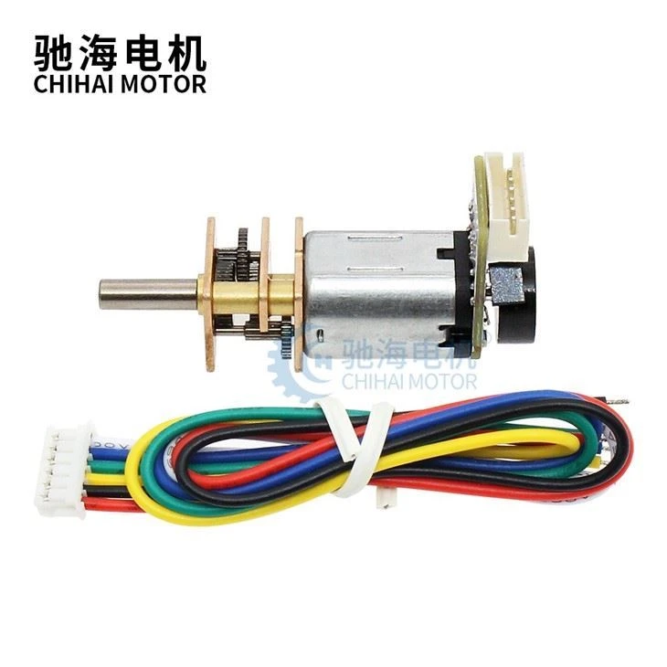 7ppr 6V 100RPM DC Gear N20 Motor With Encoder For Mini Car Balance