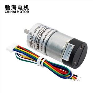 Động cơ bánh răng kim loại 25 mm tốc độ tùy chỉnh 7.4V 11PPR với động cơ mã hóa chổi than 310